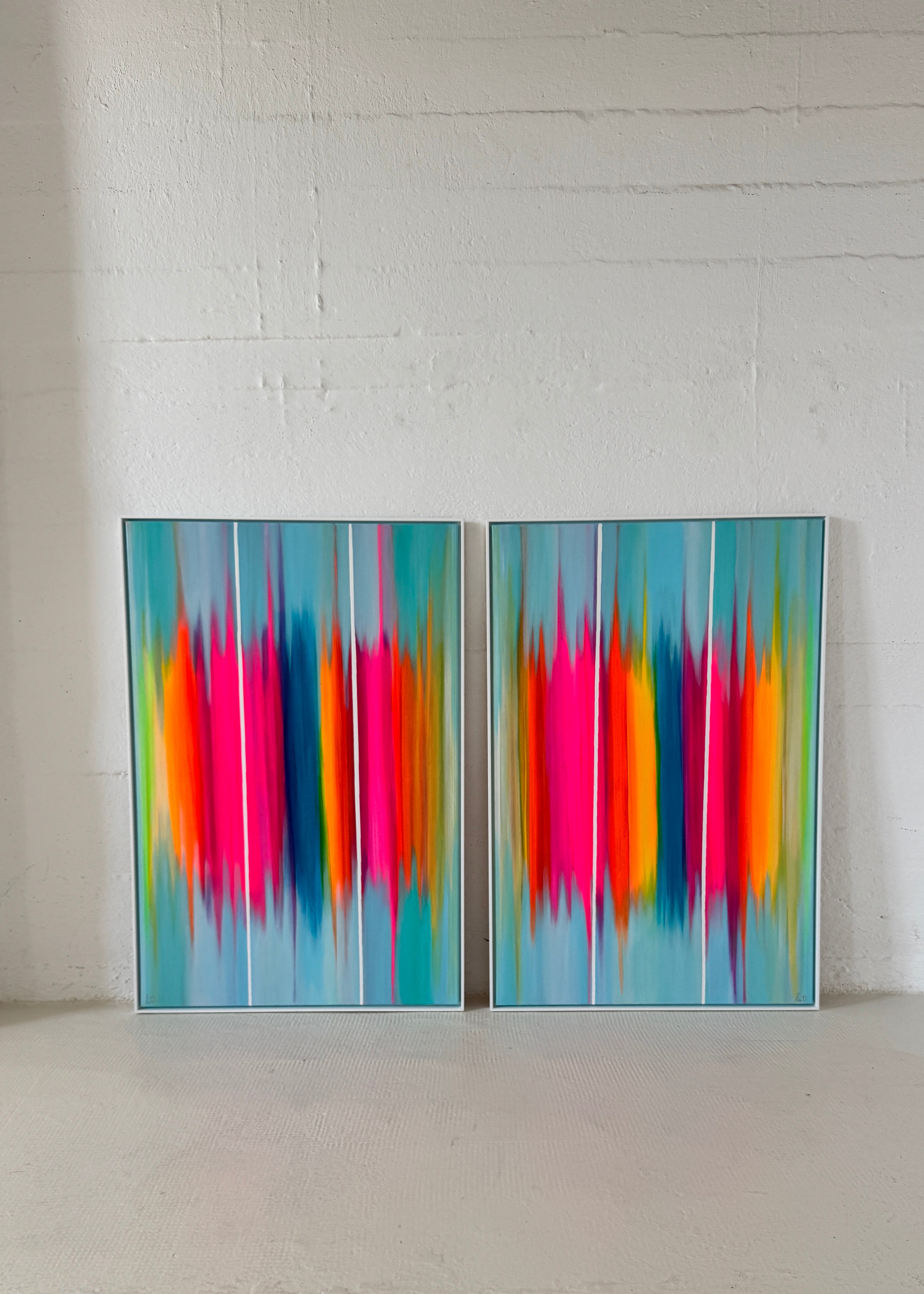 Colourstripes Diptychon
