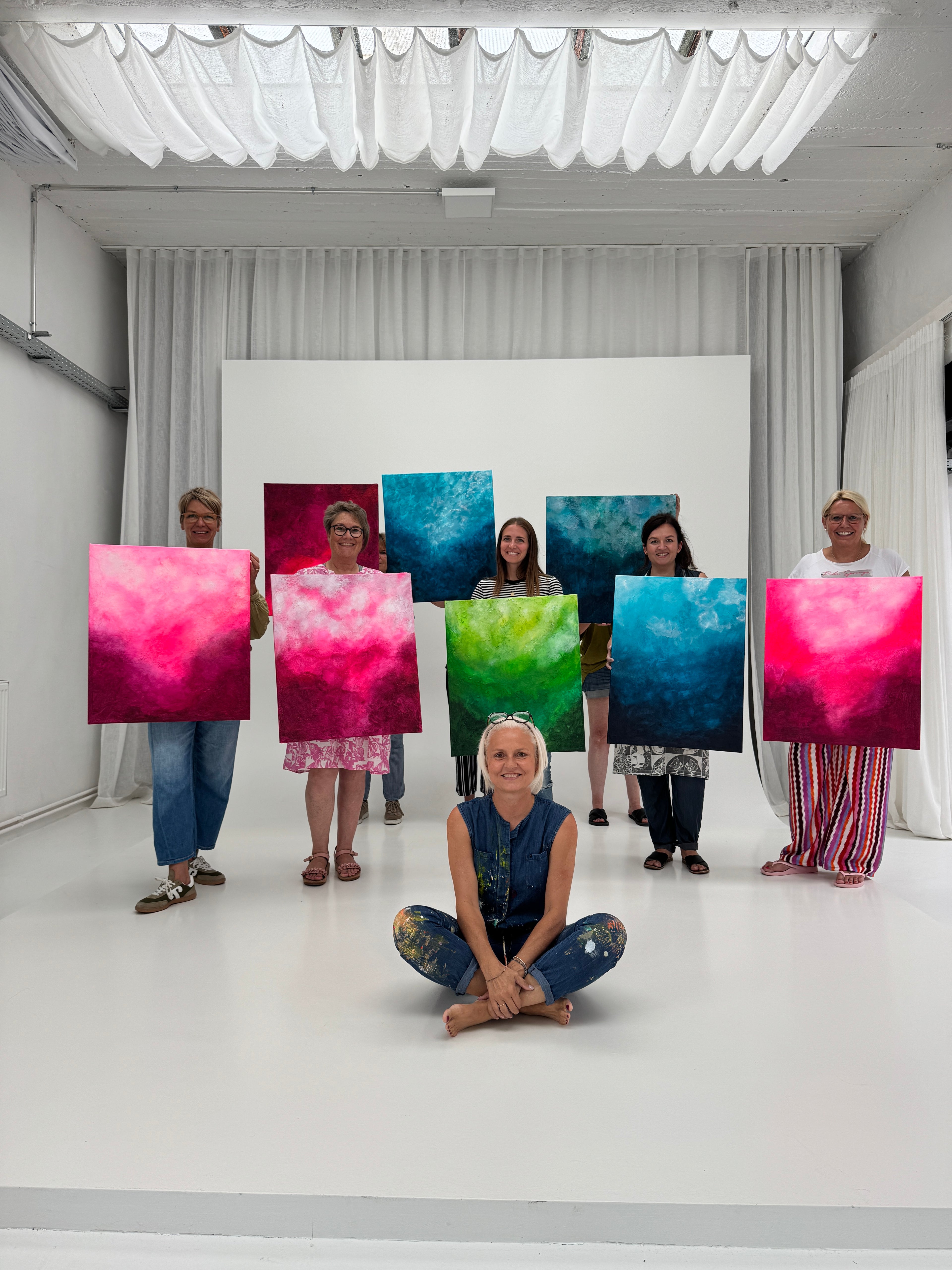 2-Tages-Workshop: „Flow mit Strukturpaste & intensiven Farbtönen“ am 20.03. + 21.03.2026