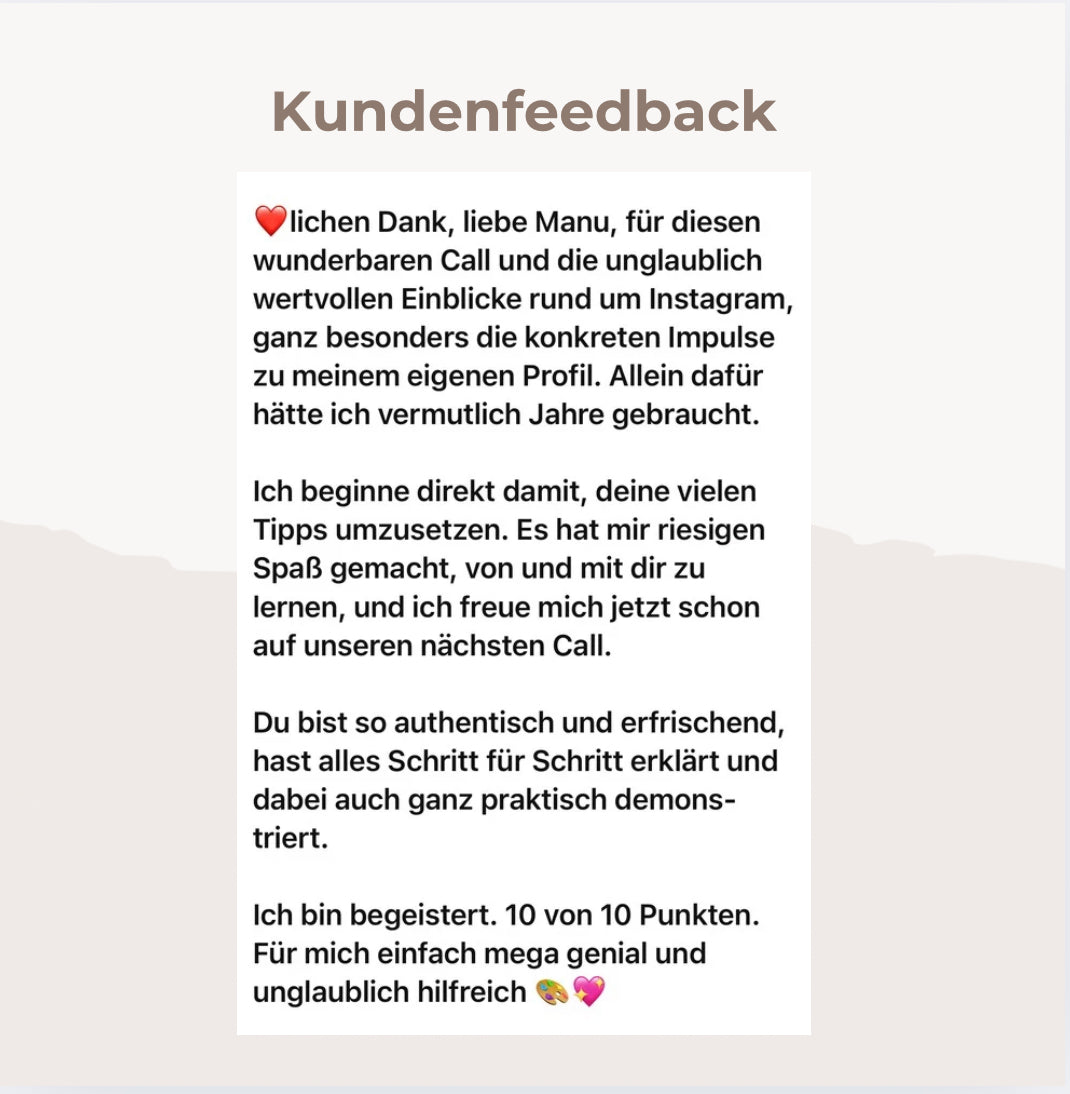 Instagram verstehen & kreativ nutzen | 1:1 Session für Künstler:innen